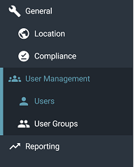Novas configurações